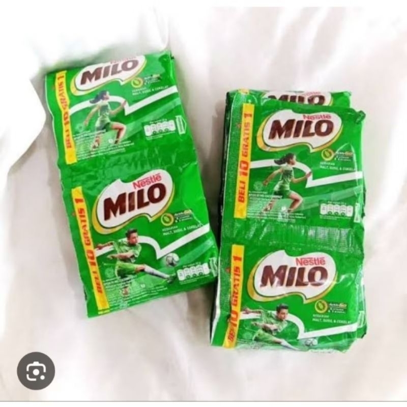 

MILO ACTIV-GO SUSU COKELAT RENCENG ISI 10PCS / SUSU MILO COKELAT KEMASAN SACHET 22GR