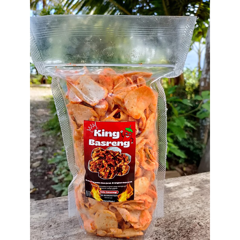 

Basreng Balado Daun jeruk 250gram