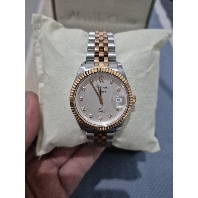 Jam tangan wanita alexandre Christie mulus like new masih garansi sd maret 2025