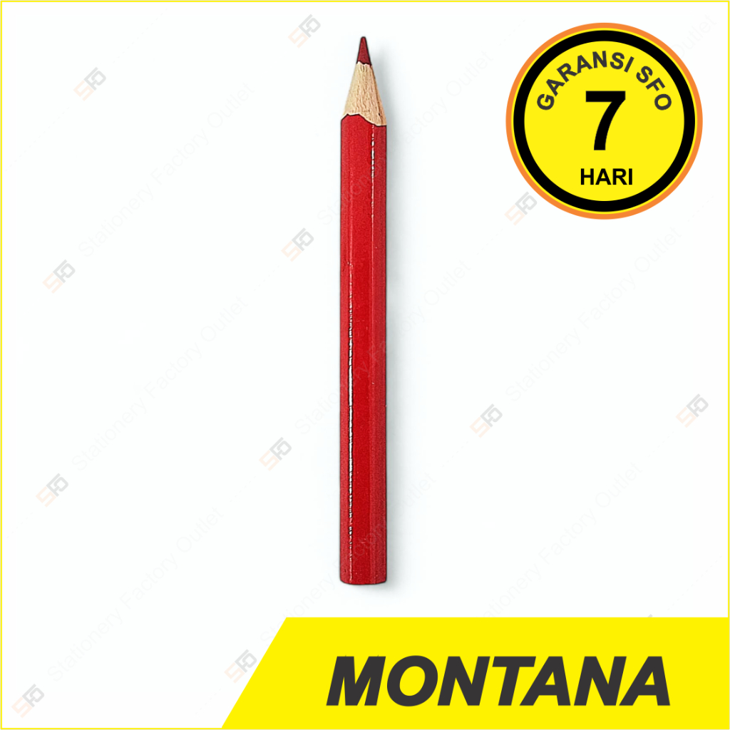 

Pensil Warna Montana Mini Satuan - Red Merah - SFO Semarang Official