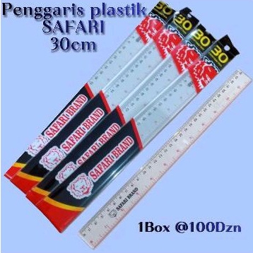 

(6/12 PCS) PENGGARIS PLASTIK BENING PANJANG 30 CM