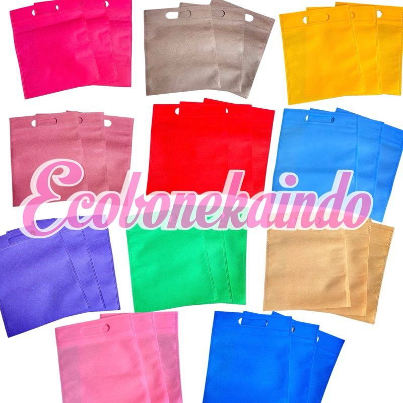 

Tote bag goodie bag polos tas oval tas spunbond tote bag 25 cm x 20 cm paper bag tas kain ecobonekaindo