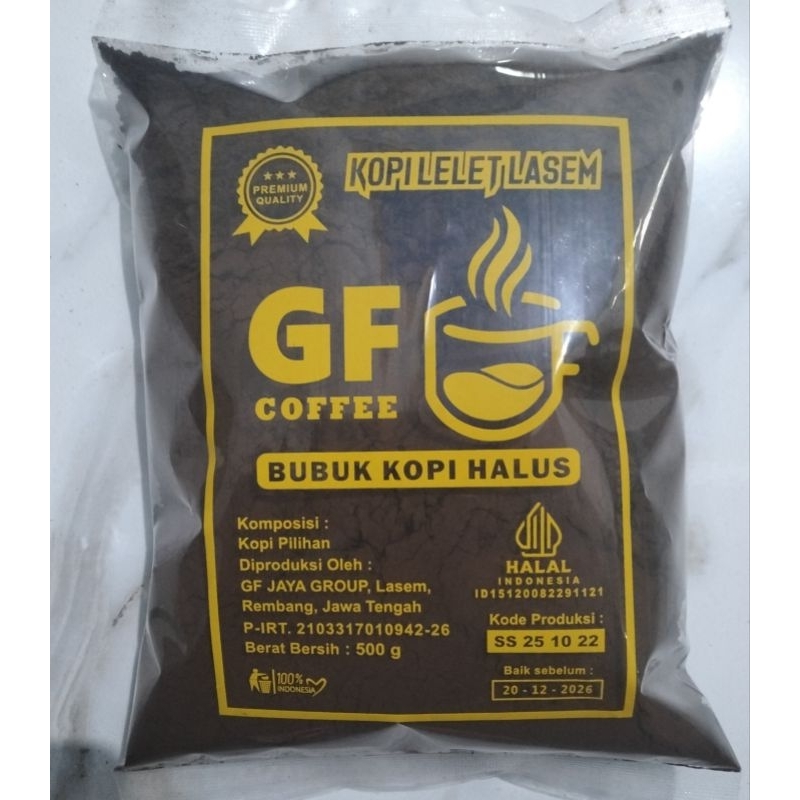 

KOPI LELET LASEM REMBANG GF 500GR KOPI HITAM KOPI HALUS KOPI ENAK