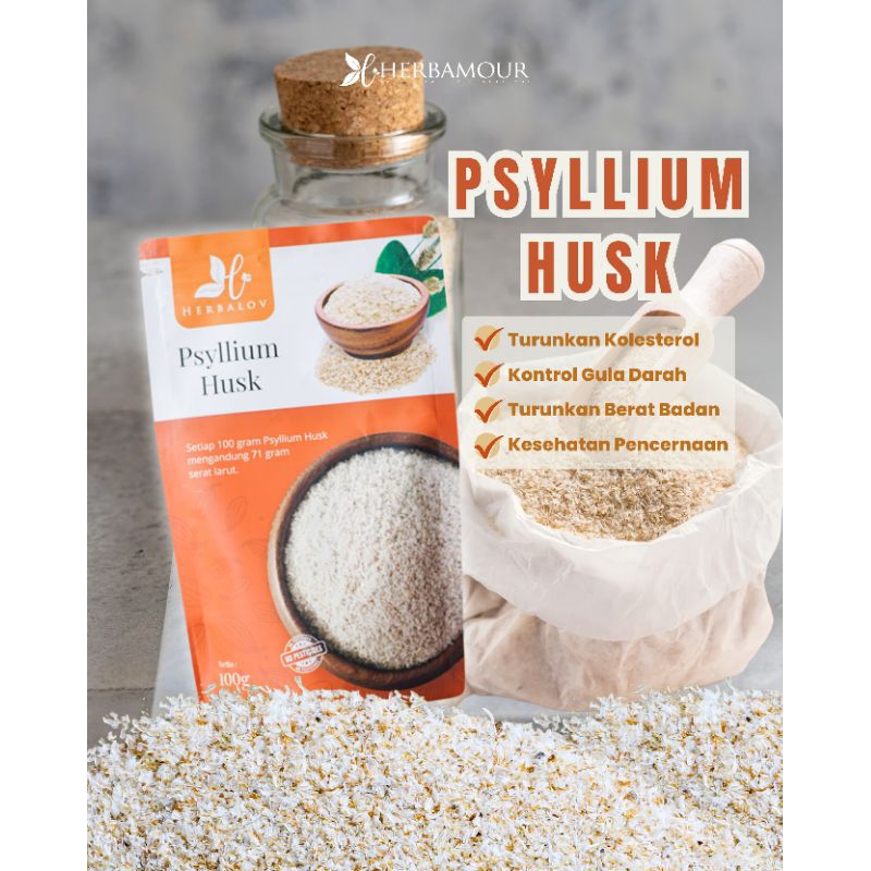 

Herbamour Psyllium Husk 100g