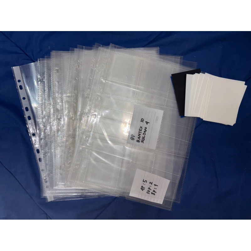 

[BACA DESKRIPSI] TAKE ALL Sleeve Binder A4 & Toploader dapat semua yg di foto cover