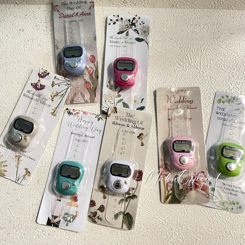 Souvenir Tasbih Digital Custom | Souvenir Tasbih Murah | Souvenir Wedding | Souvenir Pernikahan | So