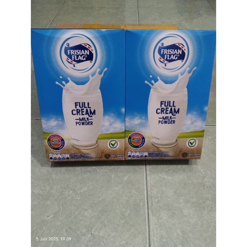 

2Box@800g Susu Bubuk Instan Frisian Flag Full Cream Kompleta Vanilla Cokelat Milk Powder