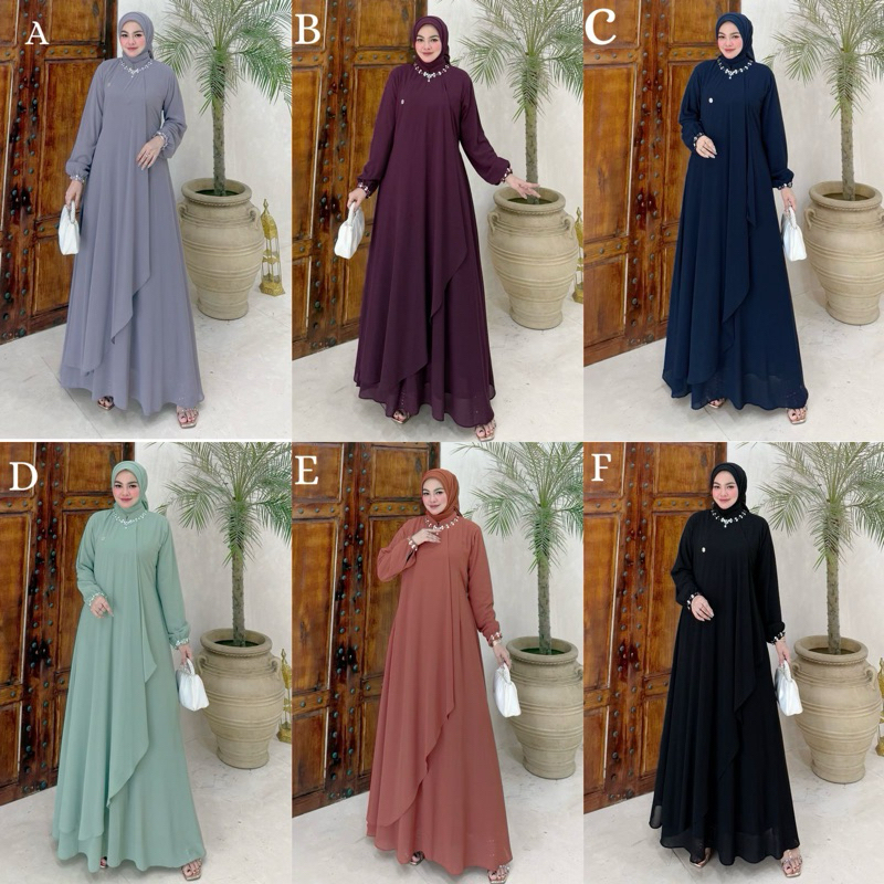 INDIRA GAMIS SET SEGI4 / COD / M Nabil Syari