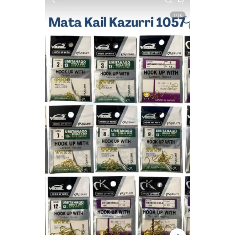 mata kail pancing vezel kazurri kazuri ring 1057 gold