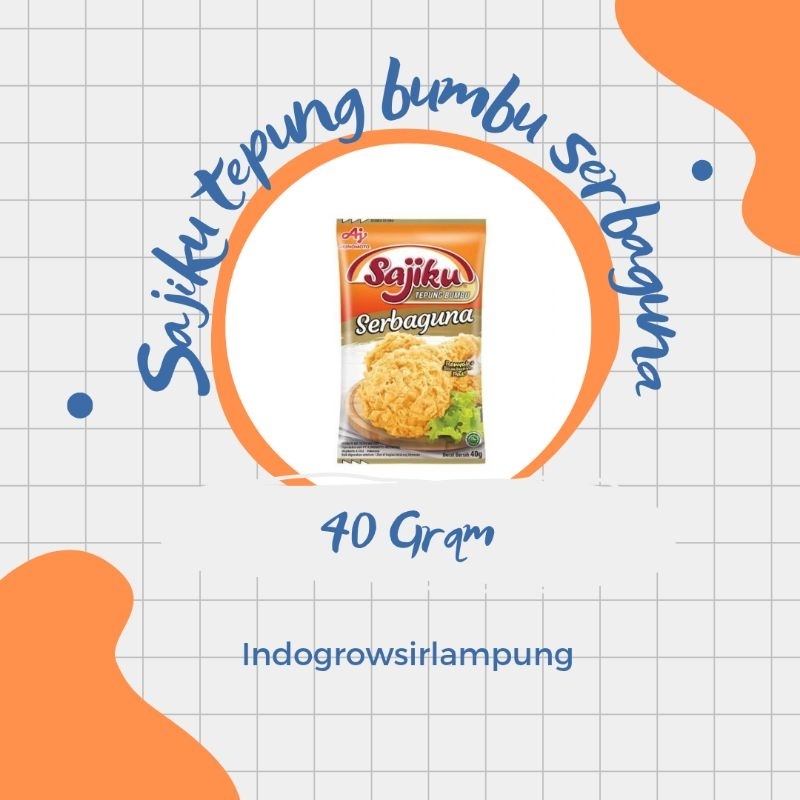 

sajiku tepung bumbu serbaguna 40g