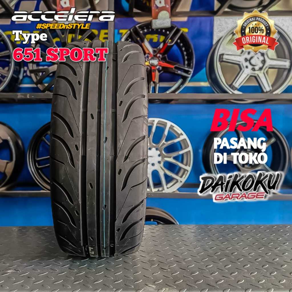 Ban Mobil Semislick Ring 17 merk accelera 235 45 r17 651 SORT TW 200 Tampilan Kotak/Rata