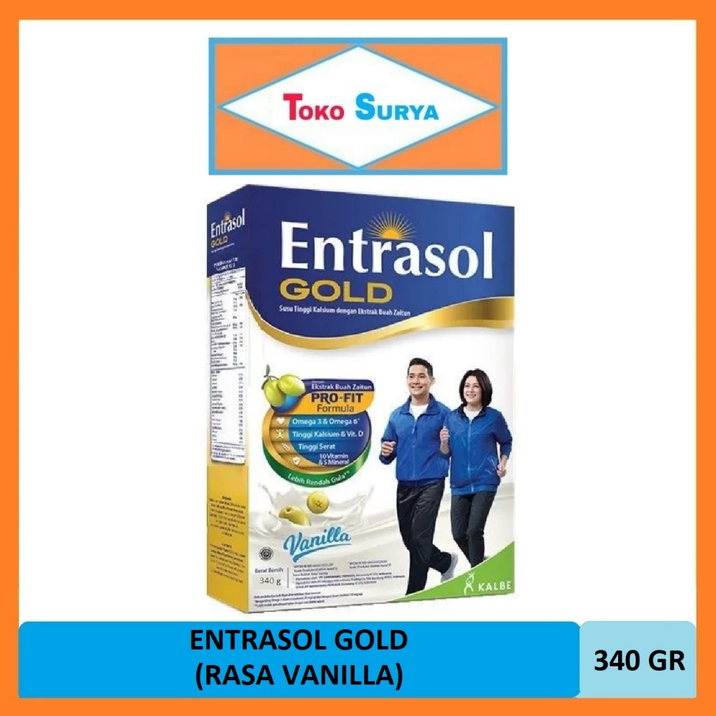 

Entrasol Gold Susu Nutrisi Rasa Vanila 340 Gr