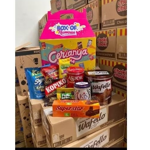 

Box of happiness / hampers lebaran mayora