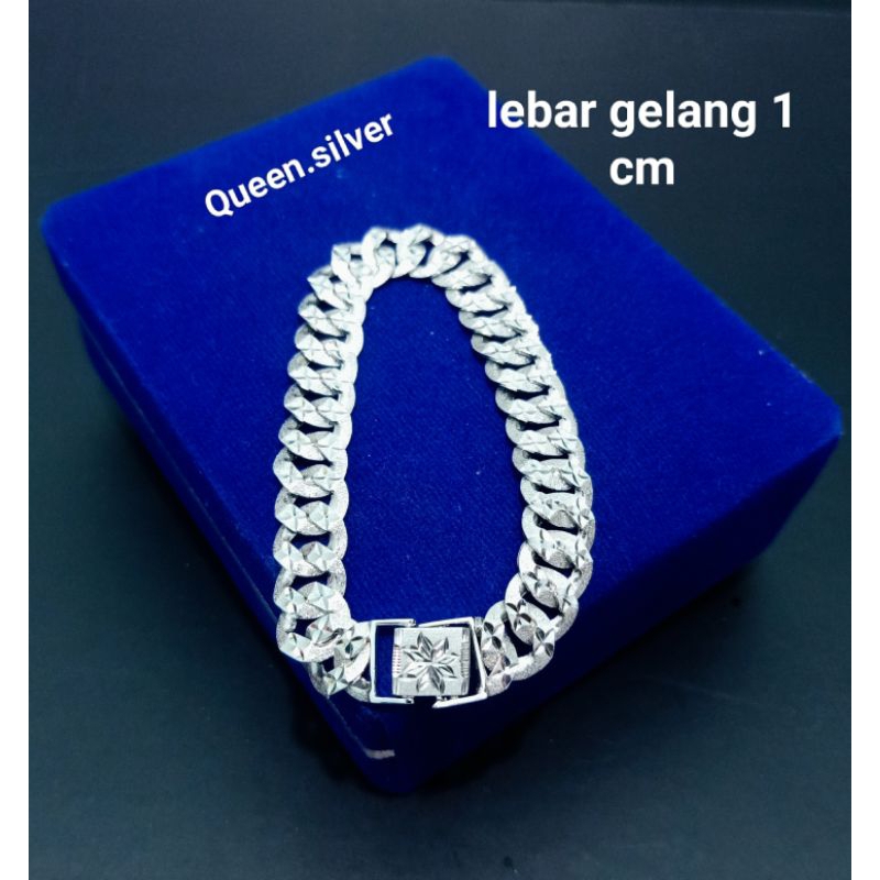 GELANG SISIK NAGA PERAK 925 ASLI