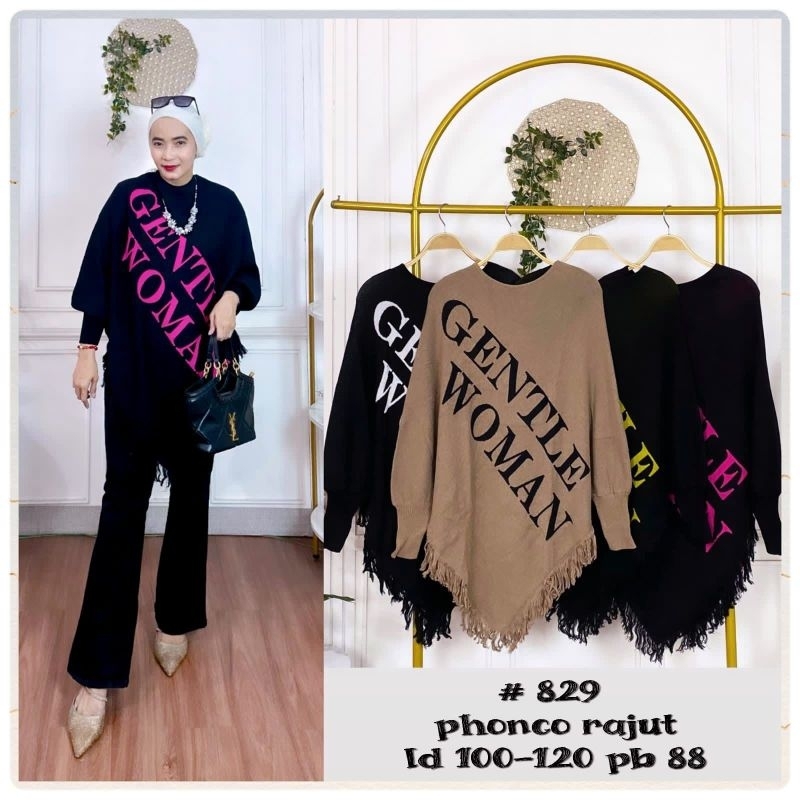 new atasan wanita import- rajut halus 829