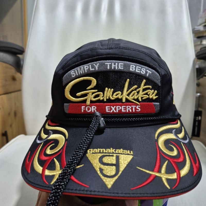 Topi Fishing Gamakatsu motif flame original