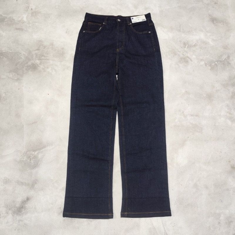 Celana panjang denim jeans pria Gu