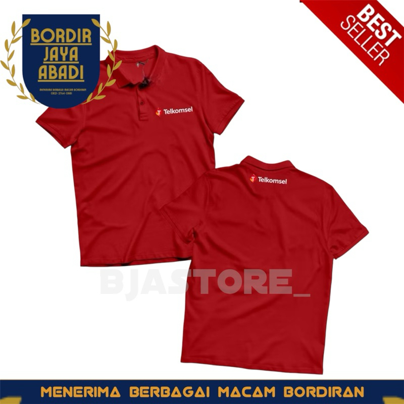 Polo Shirt Telkomsel Kaos Kerah Telkomsel