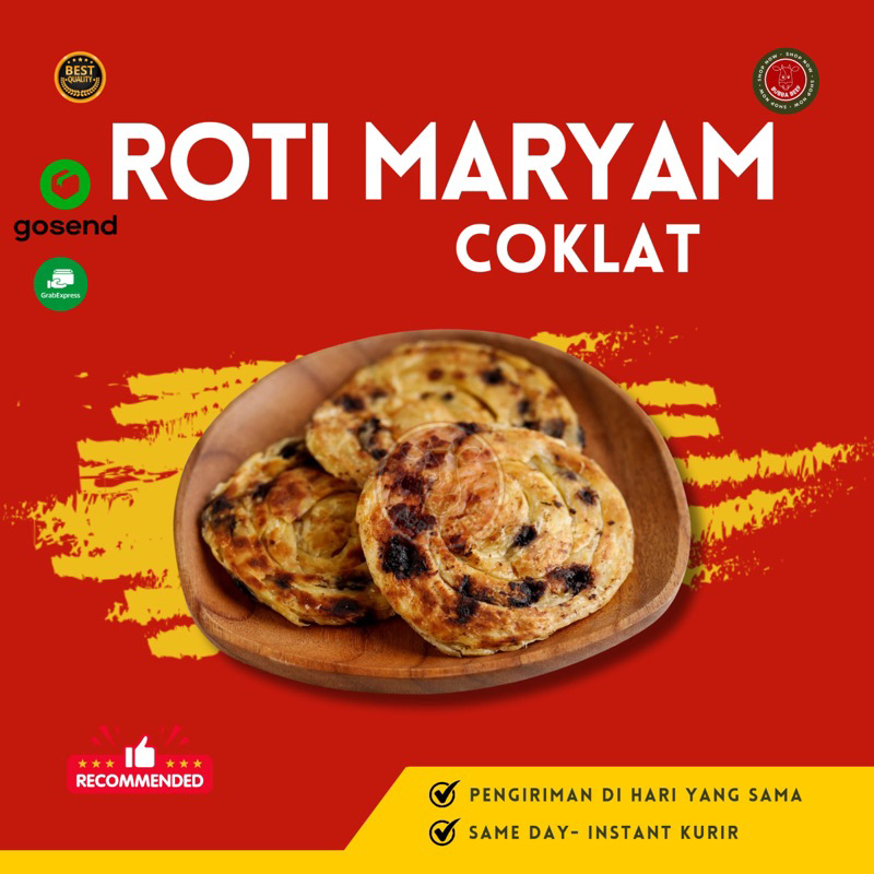 

Roti maryam rasa coklat/makanan beku/frozenfood/Camilan frozen