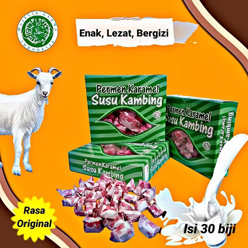 

Permen Karamel Susu Kambing Per Box isi 30