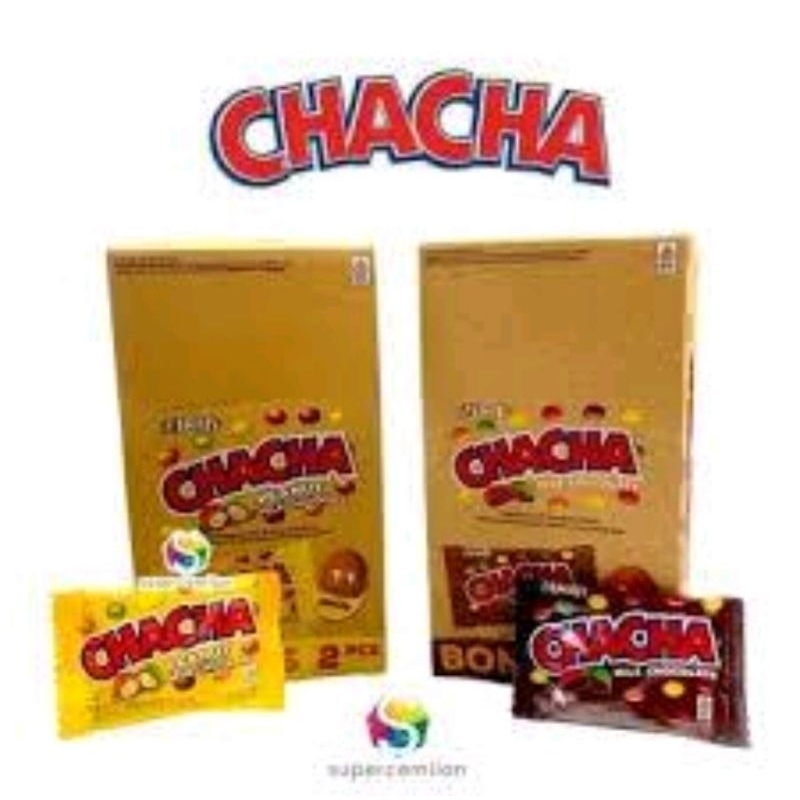 

ChaCha Cokelat / Peanut Kacang 1 Box isi 20 Pcs