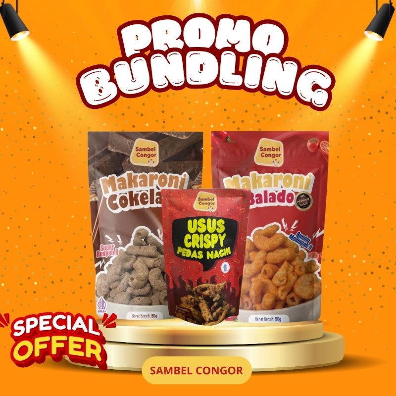 

Promo 11.11 Makaroni Cokelat Balado dan Usus Crispy Pedas Nagih [cemilan enak jajanan kekinian]