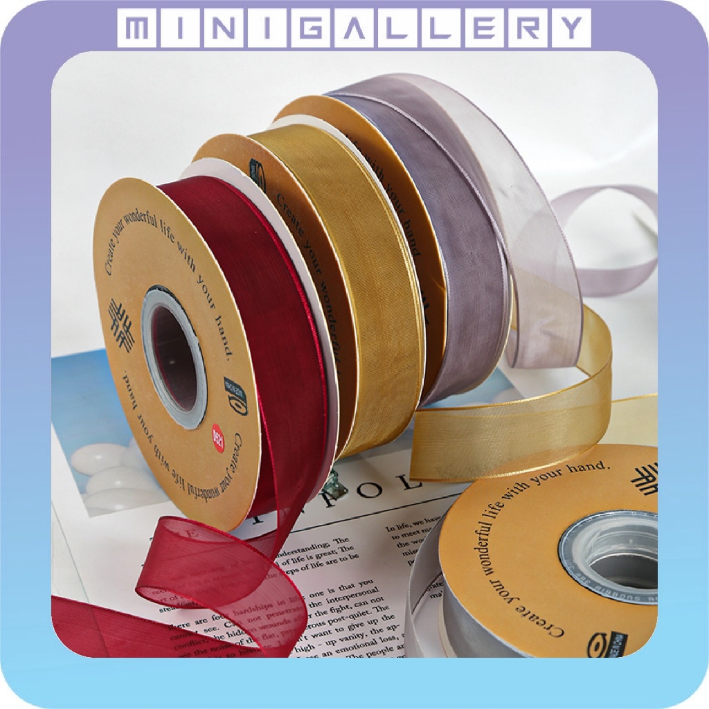 

Pita Organdi List 1 Inch 2,5 cm Organza Ribbon ROLL PT09