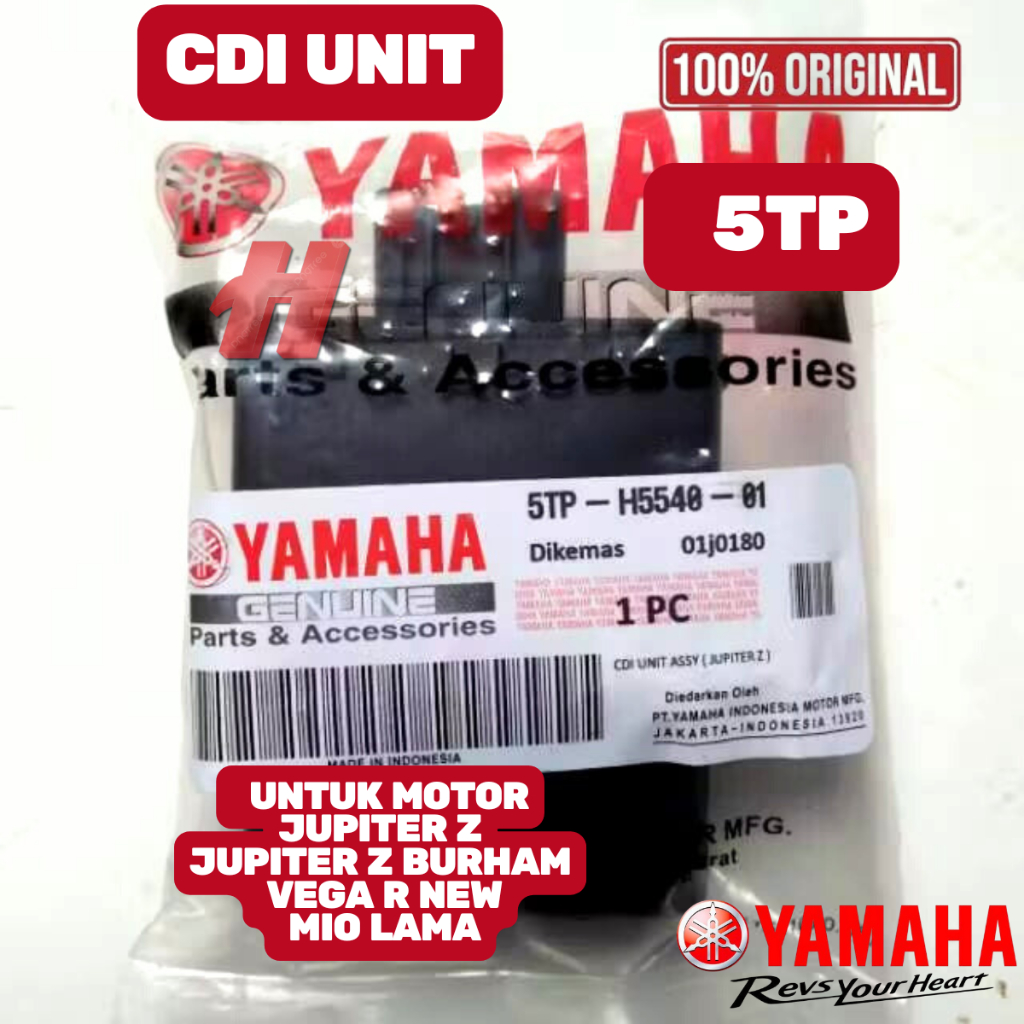 ORIGINAL GRANSI CDI KODE 5TP  MOTOR YAMAHA JUPITER Z, JUPITER Z BURHAM, VEGA R NEW,MIO LAMA PRESISI.