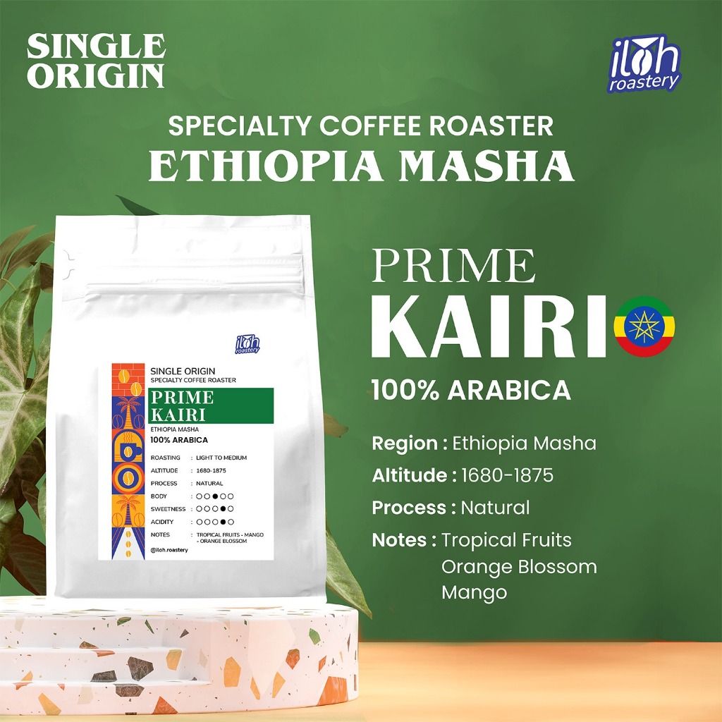 

Prime Kairi Ethiopian Masha 100% Arabica