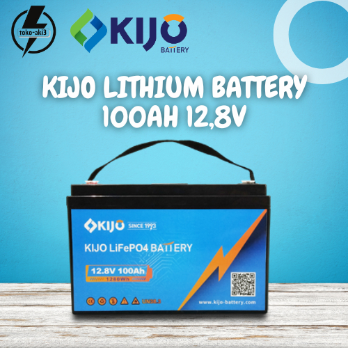 KIJO BATTERY LITHIUM 100AH 12,8V - BATERAI LITHIUM KIJO 100AH 12,8V ORIGINAL