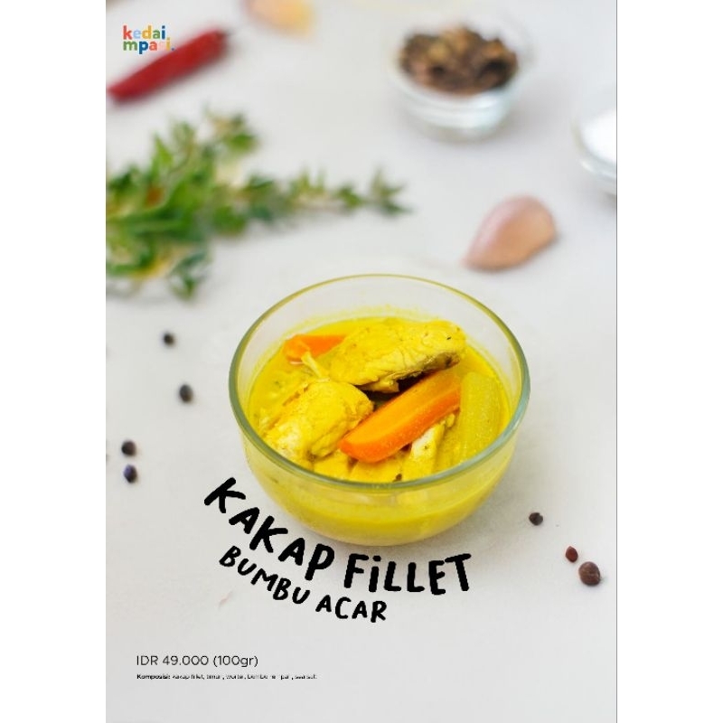 

Kakap Fillet Bumbu Acar - Kedai MPASI