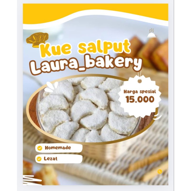 

kue salju putih