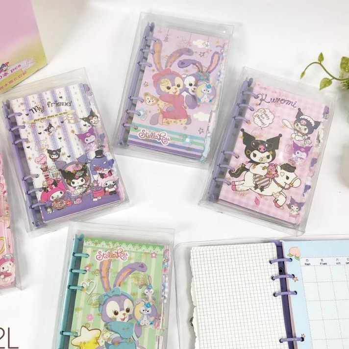 

BUKU NOTES BINDER KECIL AESTHETIC SANRIO KUROMI ONLY