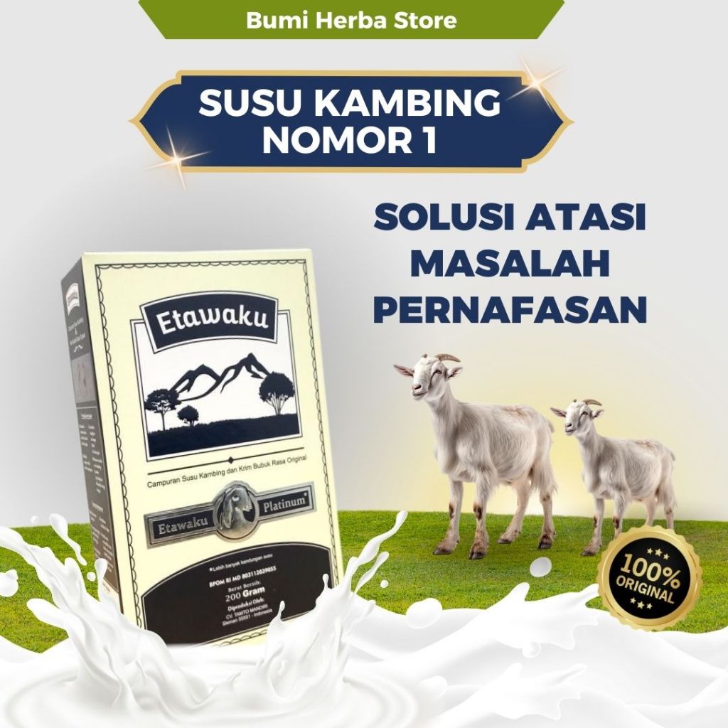 

Etawaku Susu Kambing Etawa Bantu Atasi Masalah Pernafasan 100% ORIGINAL