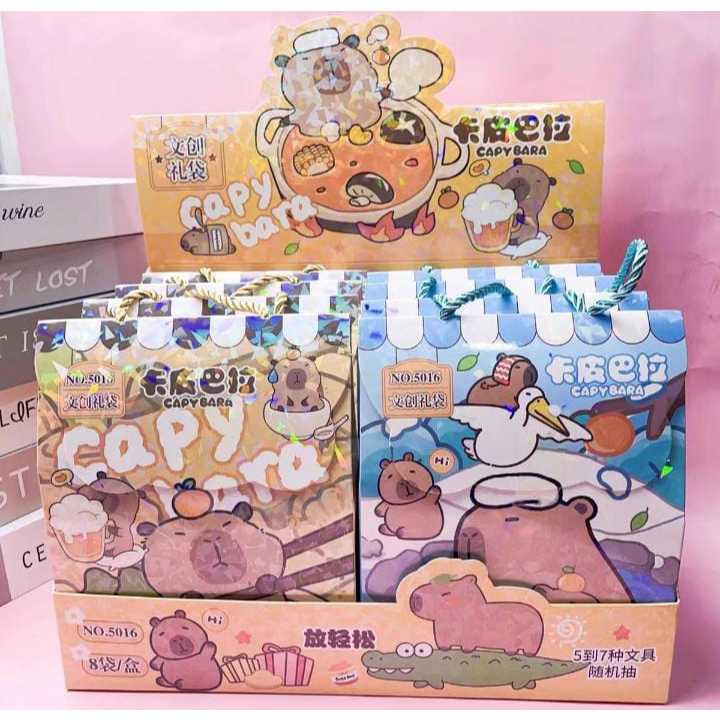 

Stationary Set Sinchan Capybara Sanrio Shinchan - Blind Box Alat Tulis Karakter Lucu Cocok Buat Hadiah