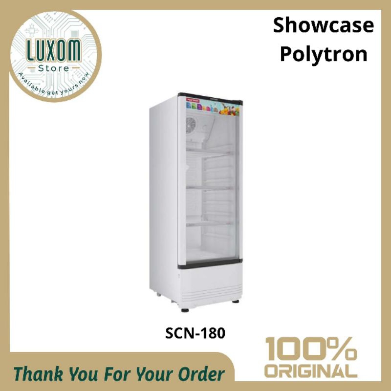 Showcase Polytron SCN-180L/Showcase Polytron/Showcase/Polytron/Lemari pendingin