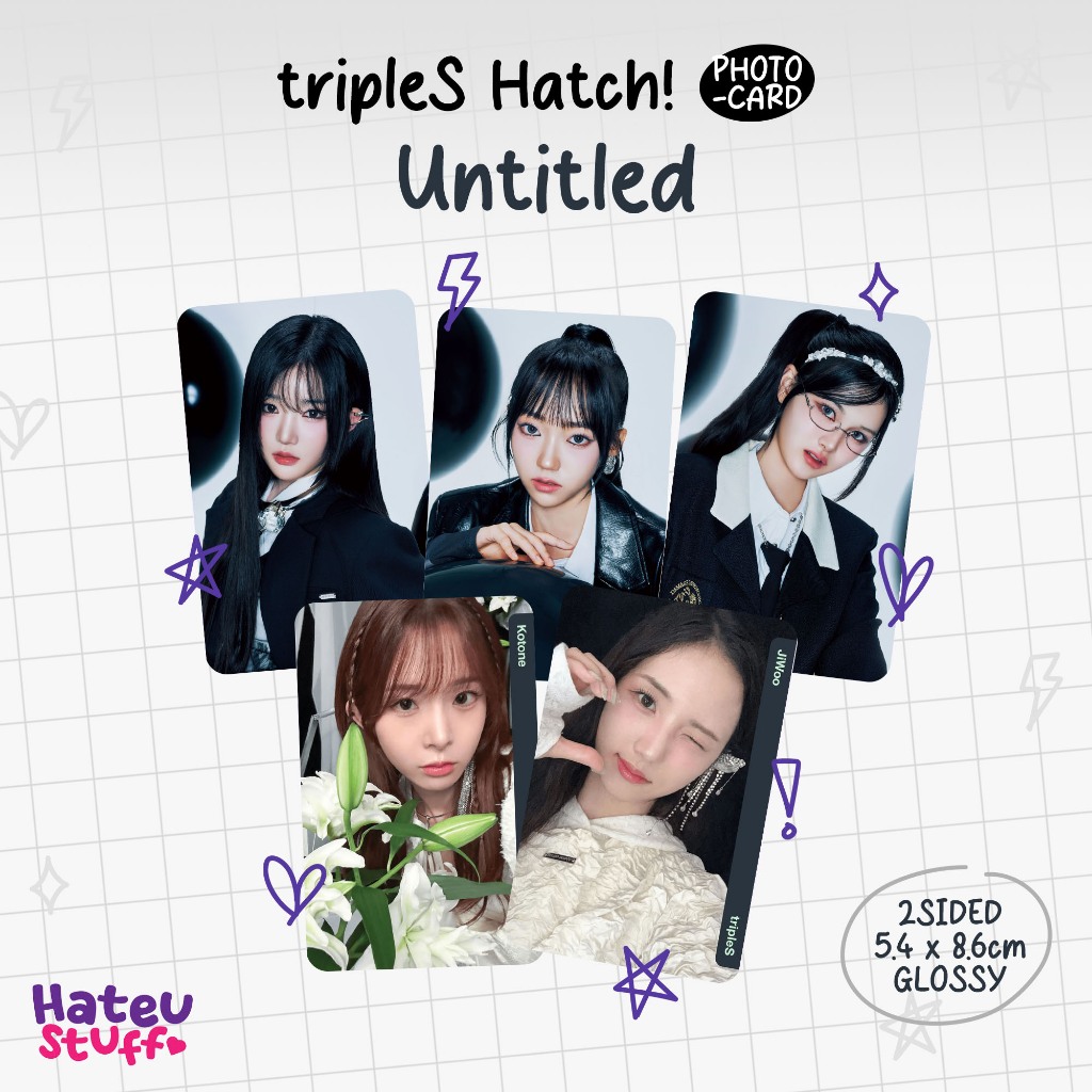 tripleS Hatch Unofficial Photocard Untitled + Objekt