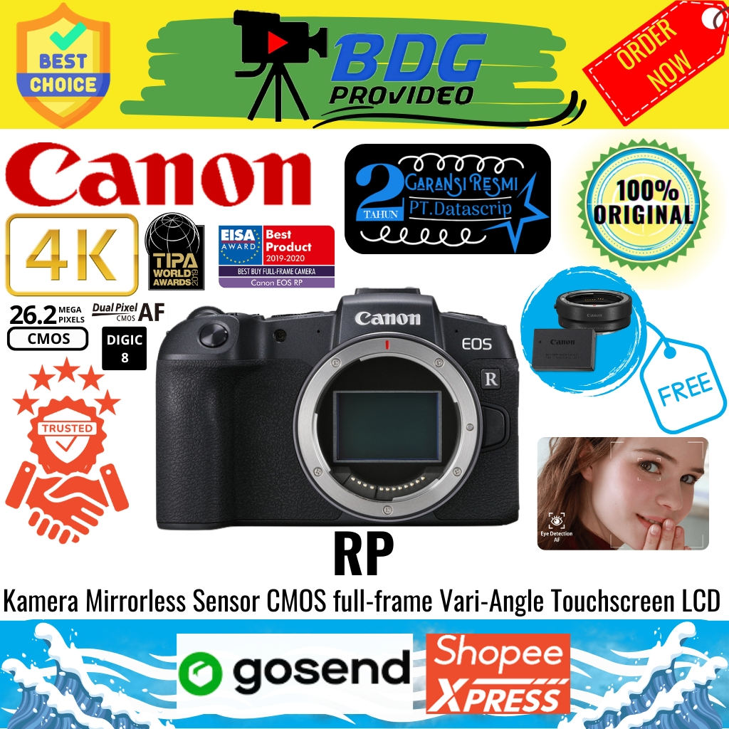 Canon EOS RP Body Only / Kamera Mirrorless Full-Frame Canon EOS RP BO