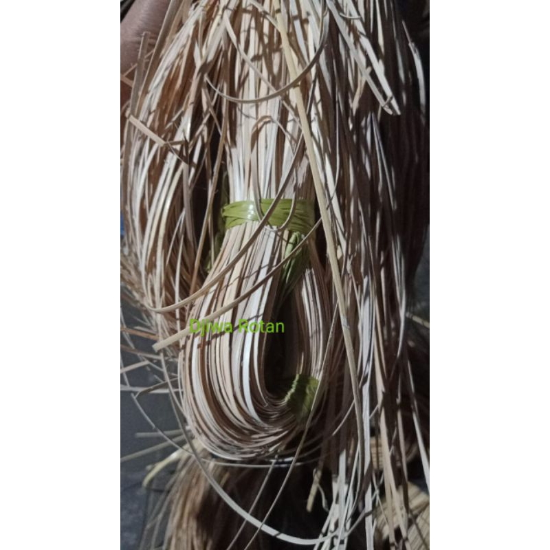 Tali rotan pipih 2mm / Tali rotan kulit / Tali rotan lesio antik 1kg