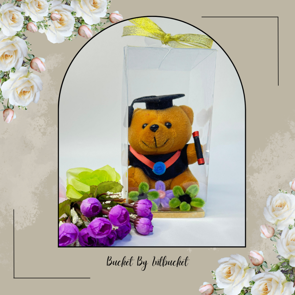 Boneka Wisuda mika Boneka souvenir wisuda mika/ teddy bear/ hadiah boneka wisuda teddy bear INBEKEN