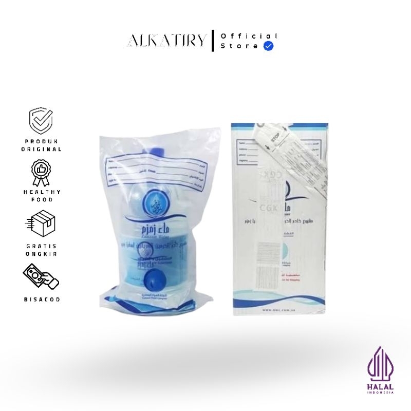 

Air Zam Zam 5 Liter Asli | Air Zamzam Original 100% | Air Zamzam Alkatiry Store