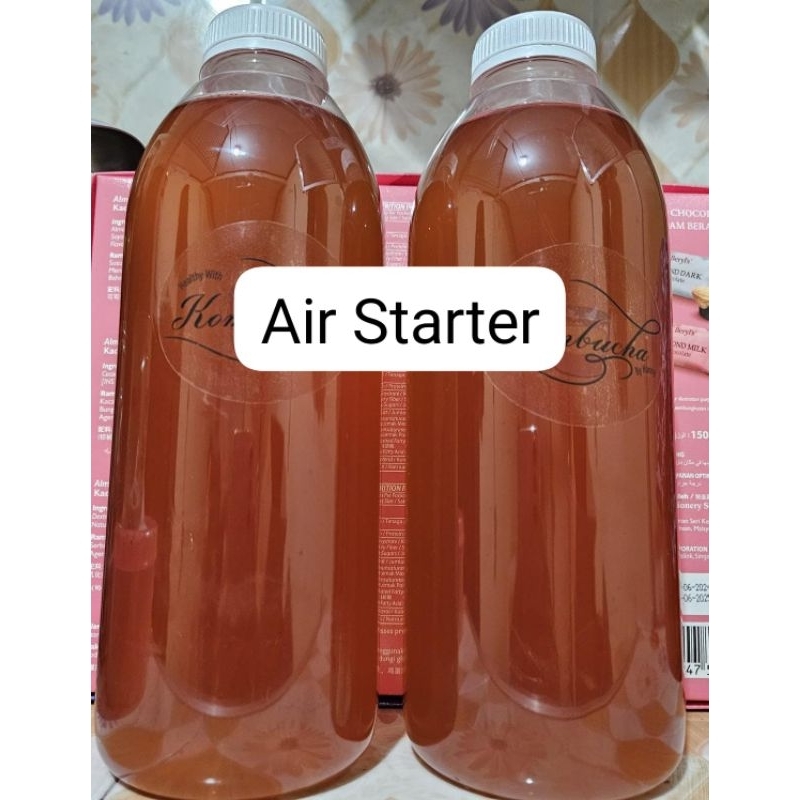 

Air Starter Kombucha 260 ml dan 1 liter Fermentasi Lebih dari 2 Bulan