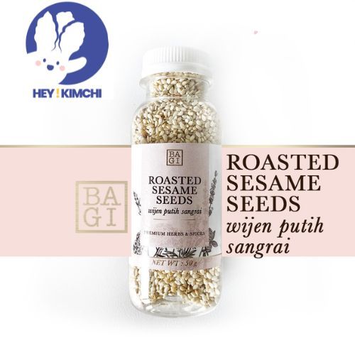 

Wijen Putih Sangrai PREMIUM - White Roasted Sesame Seed - BAGI - Toasted Sesame Seeds