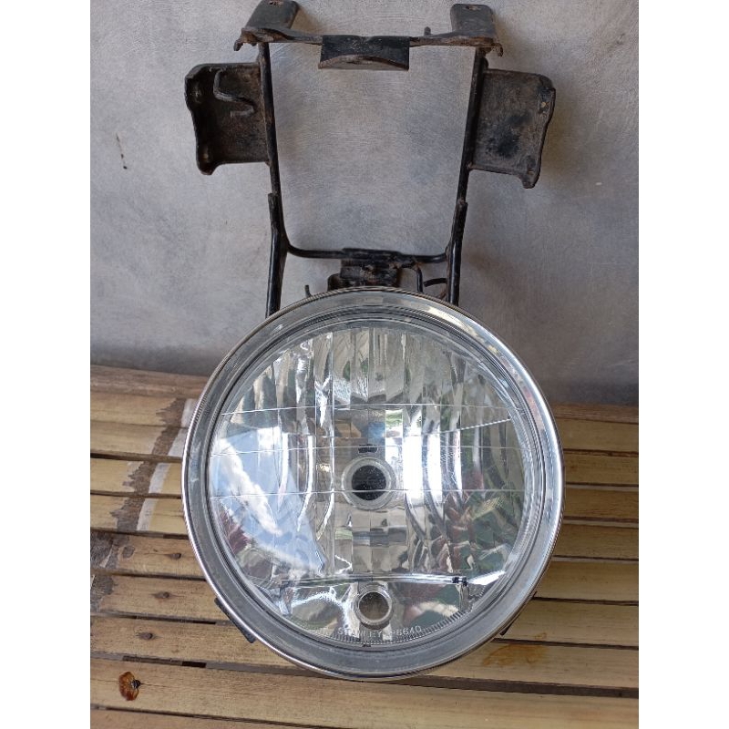 Reflektor Lampu Depan Tiger Ori Stanley + Pangkon Ori Second Copotan