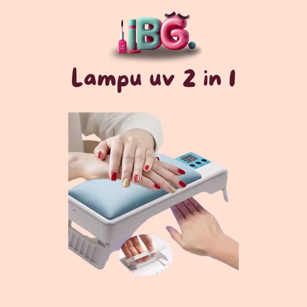 Lampu Led Manicure SUN SUN Led Manicure SUN YC 09 SUN Lamp 2in1 SUN Lamp Uv Pillow Nail Art 2 In 1