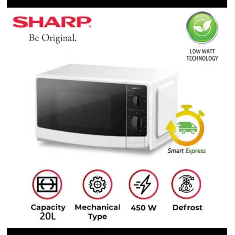 FREE PACKING- Microwave SHARP R-220MA-WH/ Microwave Low Watt Merk Sharp
