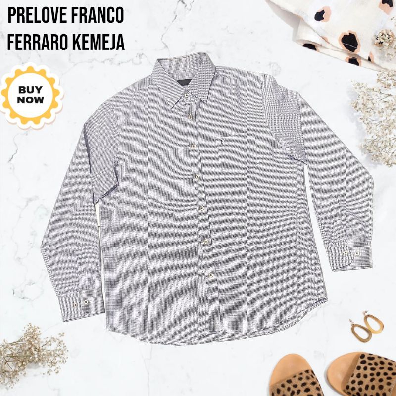 Prelove Franco Ferraro Kemeja All size 100% original