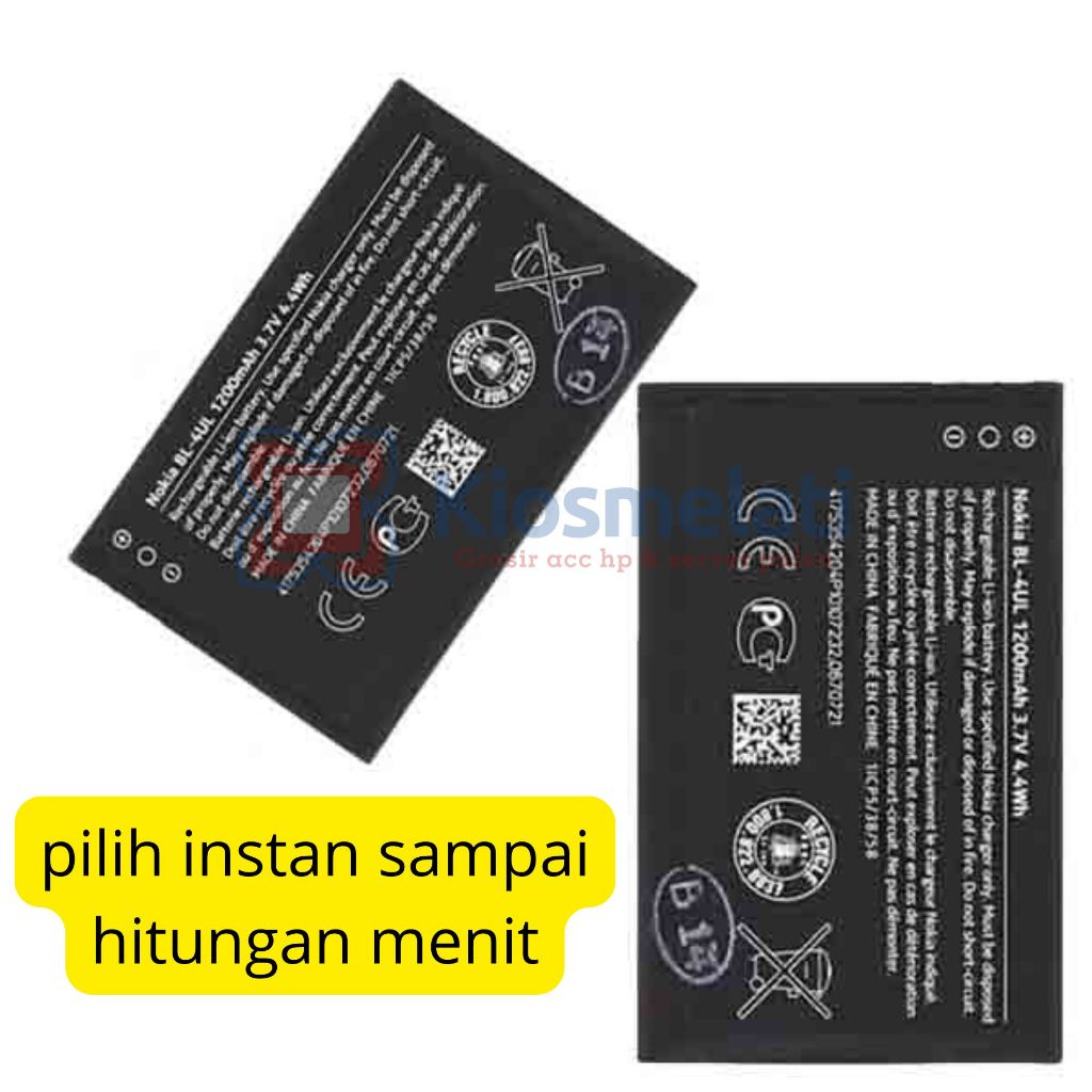 Baterai Handphone Nokia Asha 225 3310 Reborn 2017 BL4UL BL-4UL Batre Batrai Battery HP BL 4UL