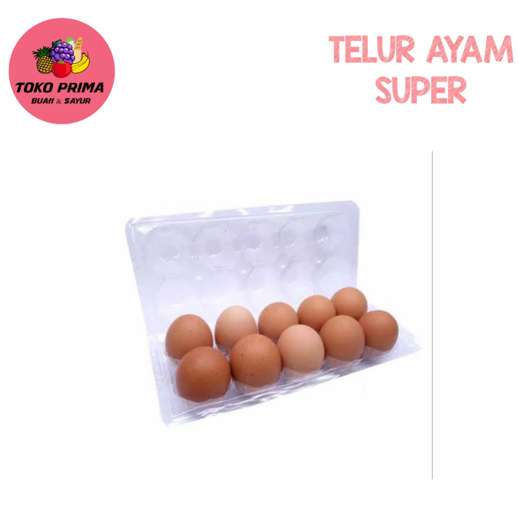 

Telur Ayam Premium Quality isi 10 Pcs