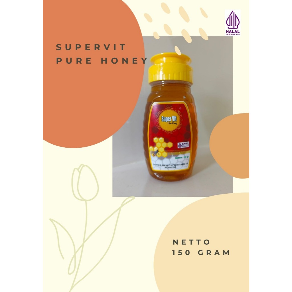 

Madu Supervit Pure Honey 150 Gram